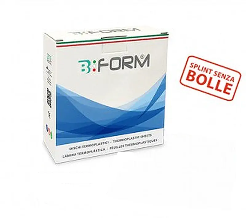 B-Form Splint rigido trasparente 125x125