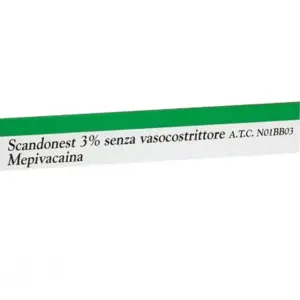 Scandonest 3% senza vasocostrittore Septodont